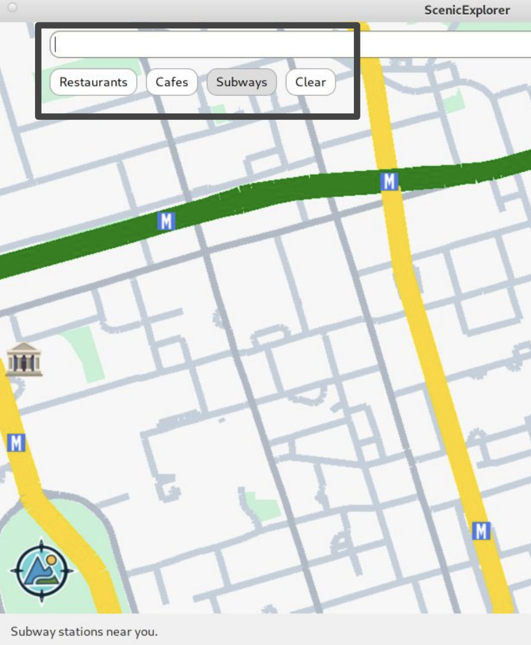 Figure 3. One-click information buttons.